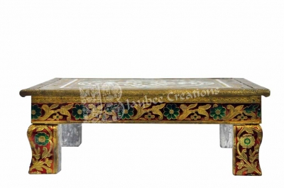 Stool - Meenakari - Size 15" x 15"
