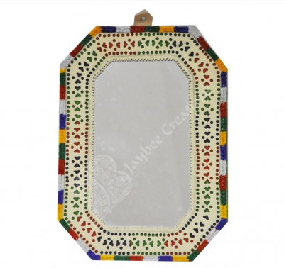 Mirror - Rectangle - Leather ( Large Size ) 
