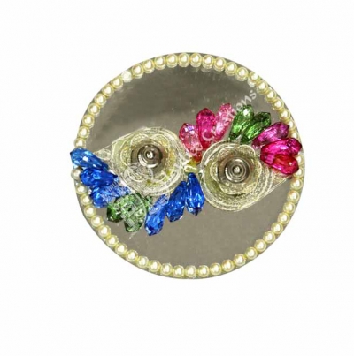 KumKum Box - Glass with 2 pieces