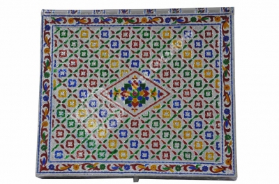 Saree Bag - Meenakari - Box Type