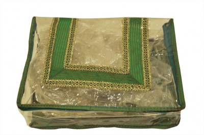 Saree Bag - Transparent with Lace Work