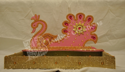 Tray - Wood Rectangle Decorated