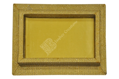Tray - Wood Rectangle Leather coated