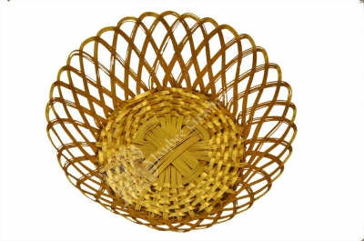 Baskets - Aluminium Gold Flower shaped ( Small Size ) 