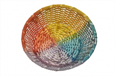 Baskets - Aluminium Round Multicolour