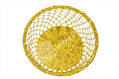 Baskets - Aluminium Round Gold