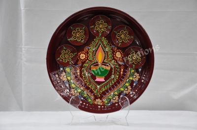 Aarthi Plates - Steel Round Painted