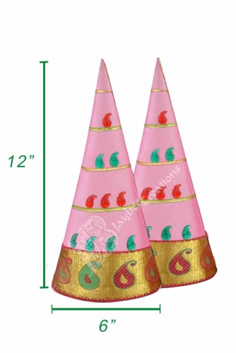 Paruppu Koodu - ( Large )- Aluminium Cone Cloth Border with bead Work