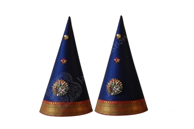 Paruppu Koodu -  Aluminium Cone Cloth Border with Patch Work ( Large ) 