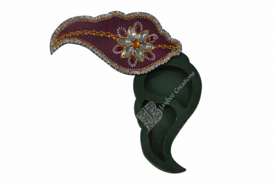 Gift Items - Wood Sangu Painted Stone with 2 Partition
