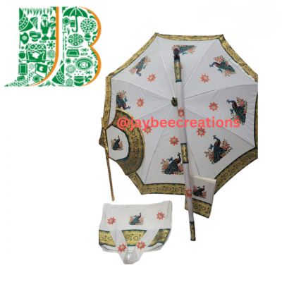 Kasi Yatra -Digital Embroidery Printing -White